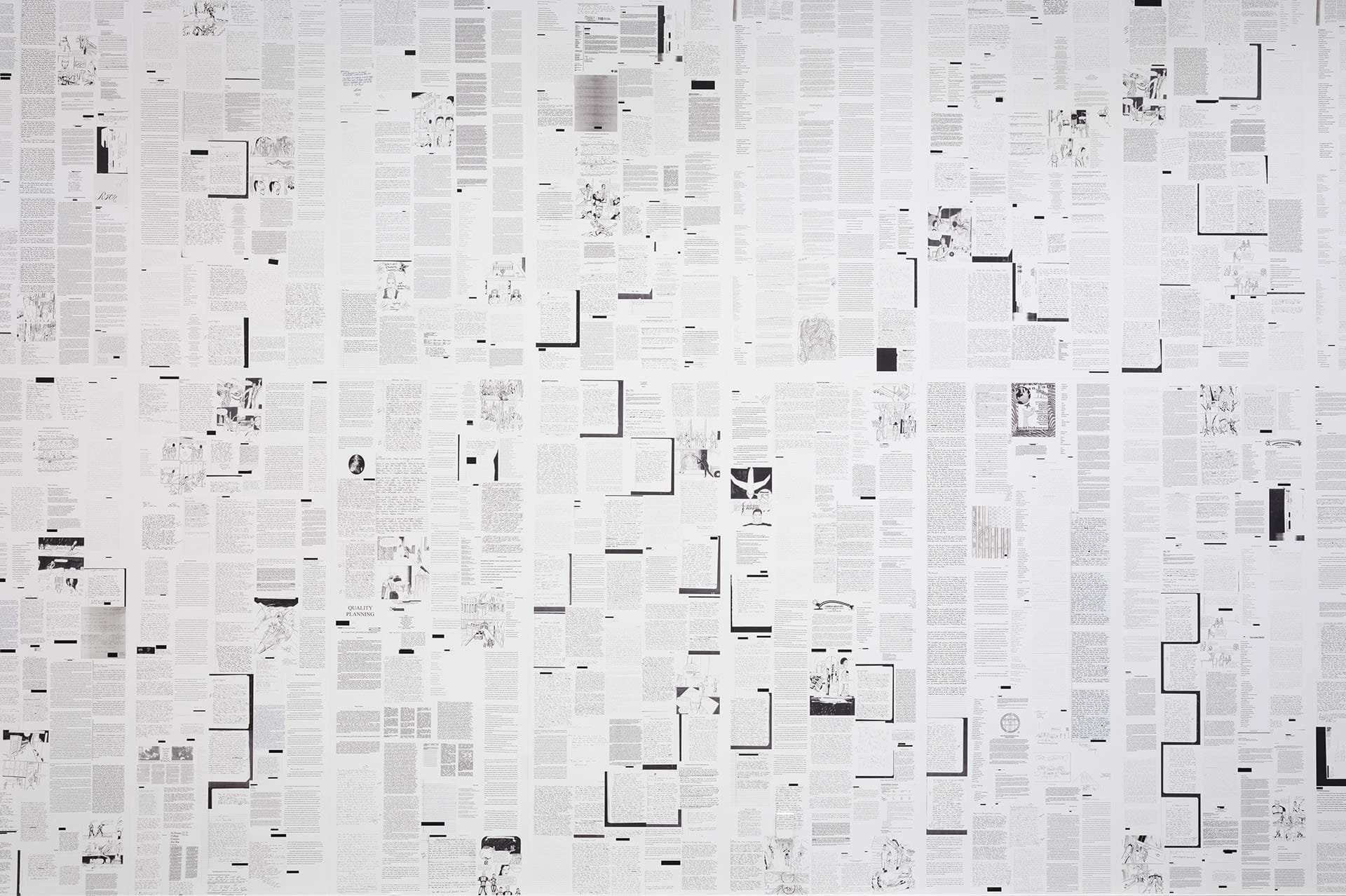 The Writing on the Wall
The Writing on the Wall, 2019 - ongoing
Site specific photo vinyl installation