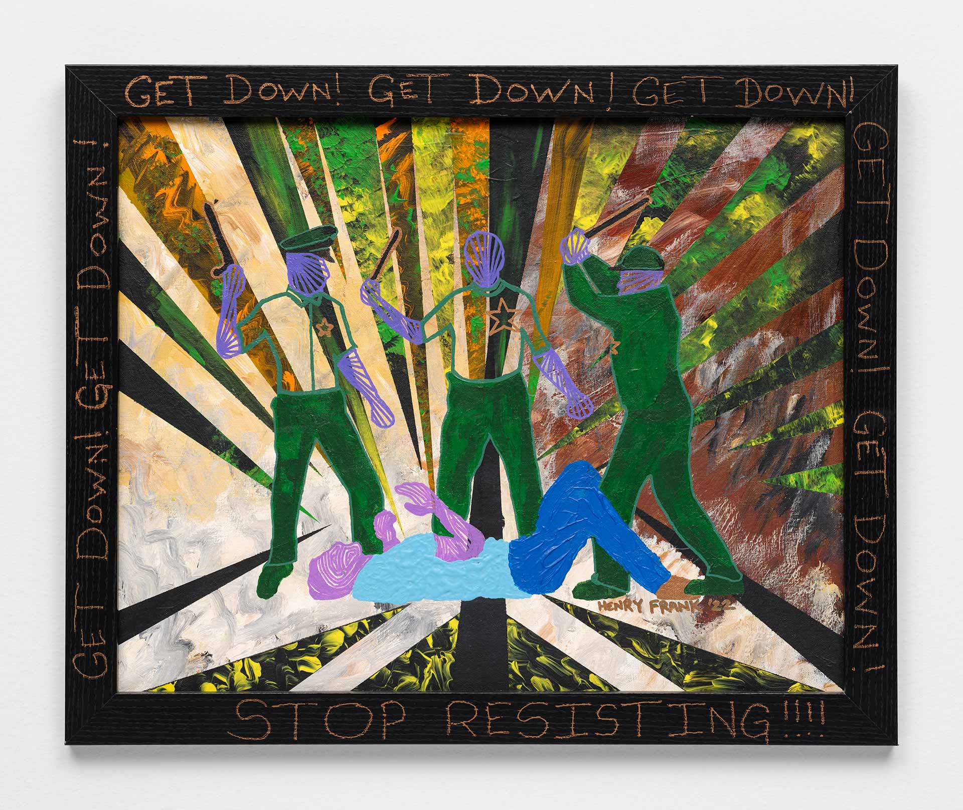 Henry Frank
Get Down, 2022
Acrylic
18 ½ x 22 x 1 inches