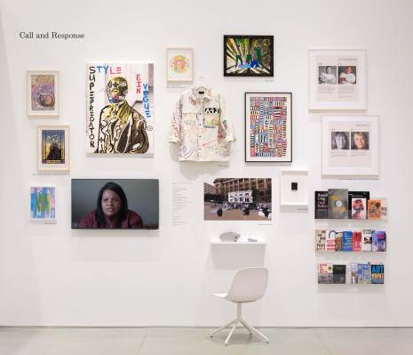 A photograph of the Art for Justice Fund's Call and Response exhibition