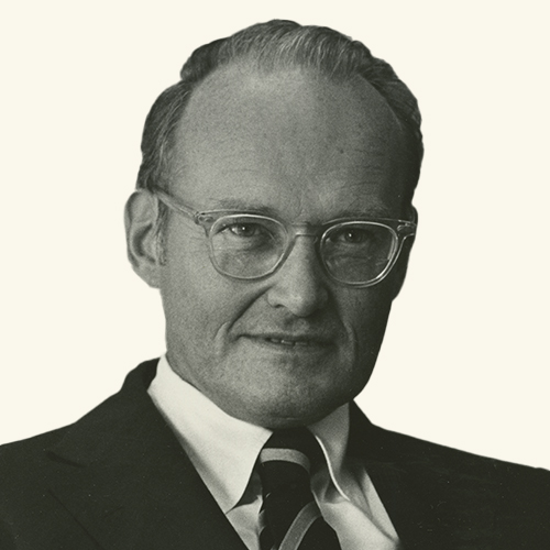 B&W portrait of McGeorge Bundy