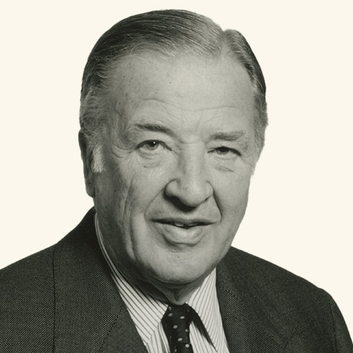 B&W portrait of Henry Ford II